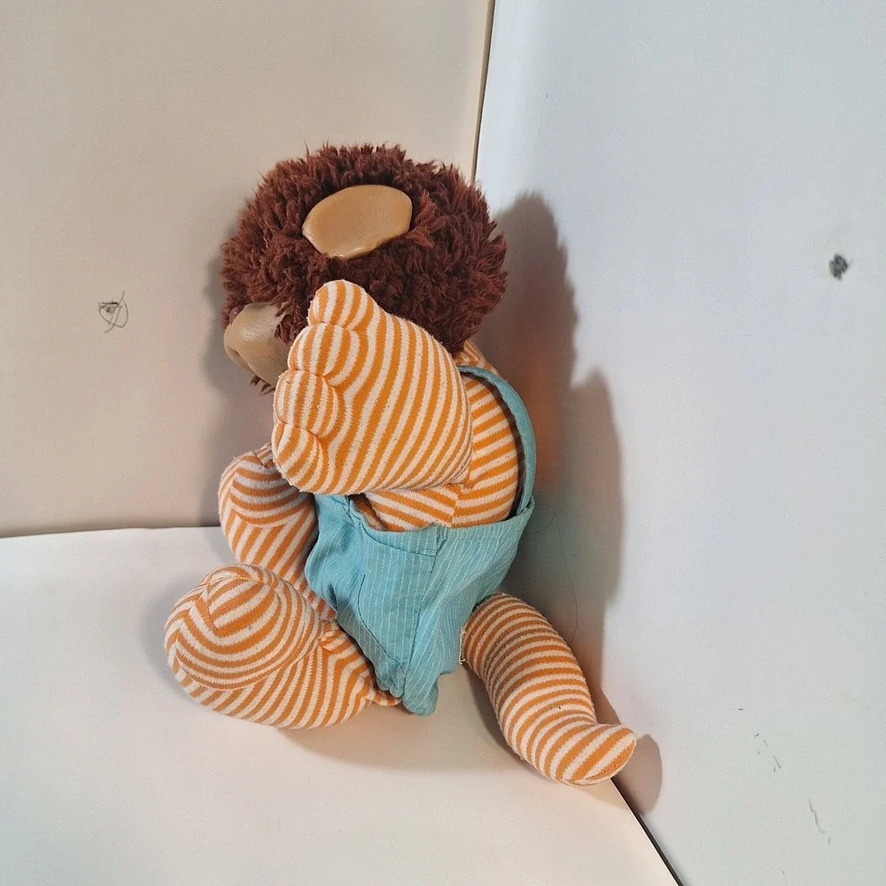 Vintage Coleco 1985 CPK Cabbage Patch Kids Koosas Brown Dog Plush Stuffed Animal